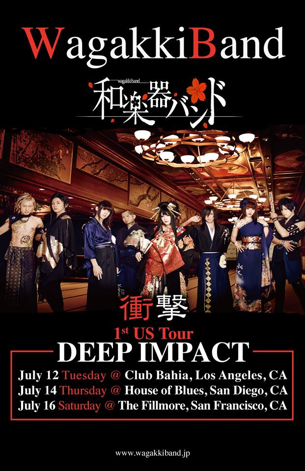 TheO Network Wagakki Band's 1st US TOUR DEEP IMPACT