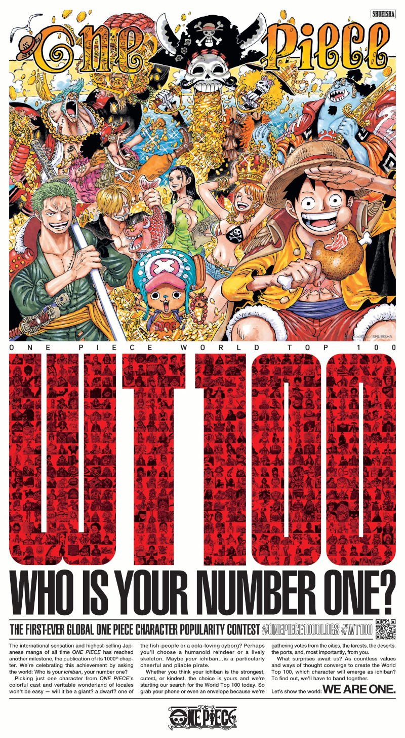 The-O Network - One Piece Celebrates their World Top 100 One Piece Campaign