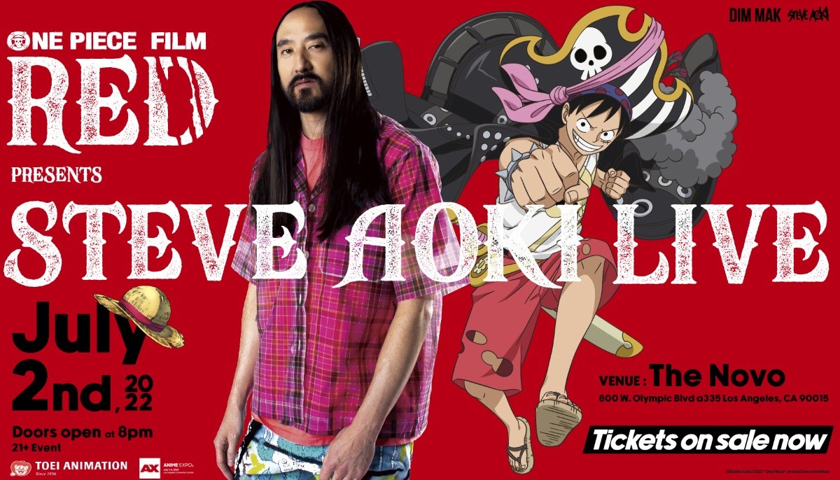 Steve Aoki x ONE PIECE @ Anime Expo 2022