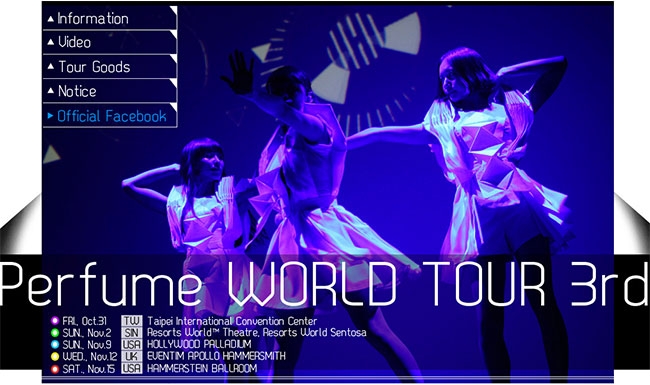 Perfume 3rd World Tour Includes USA!