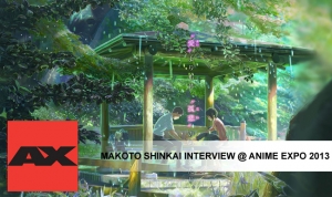 Makoto Shinkai Interview @ AX 2013